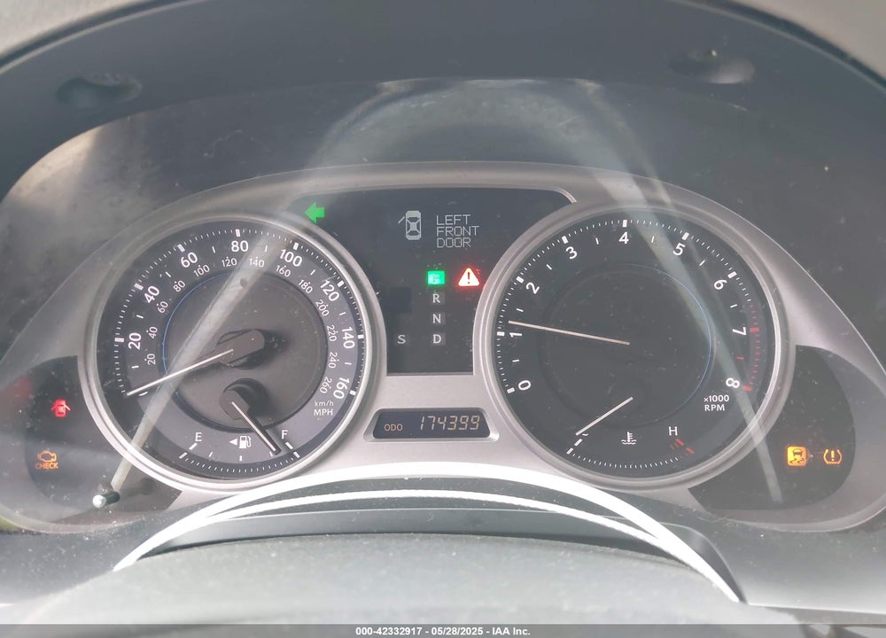 2009 LEXUS IS VIN: JTHBK262495089030