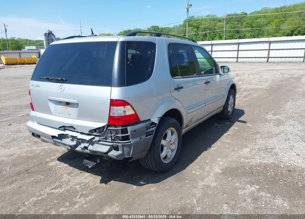 2004 MERCEDES-BENZ ML 350 4MATIC VIN: 4JGAB57E04A473504
