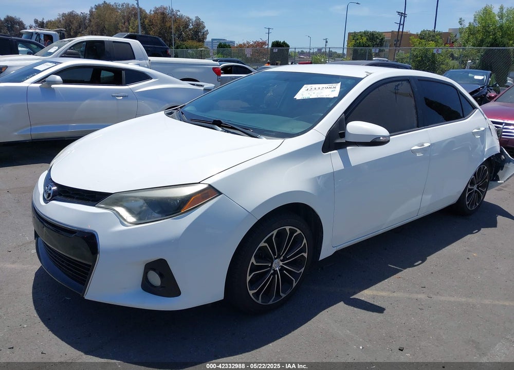 2016 TOYOTA COROLLA S PLUS VIN: 5YFBURHE5GP378218