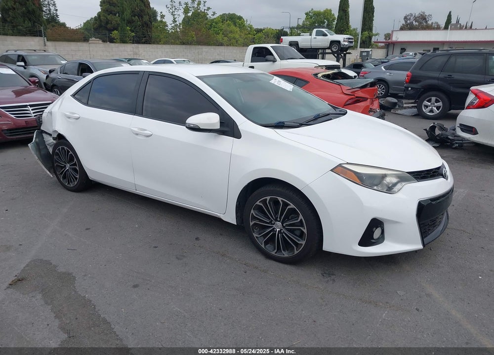 2016 TOYOTA COROLLA S PLUS VIN: 5YFBURHE5GP378218