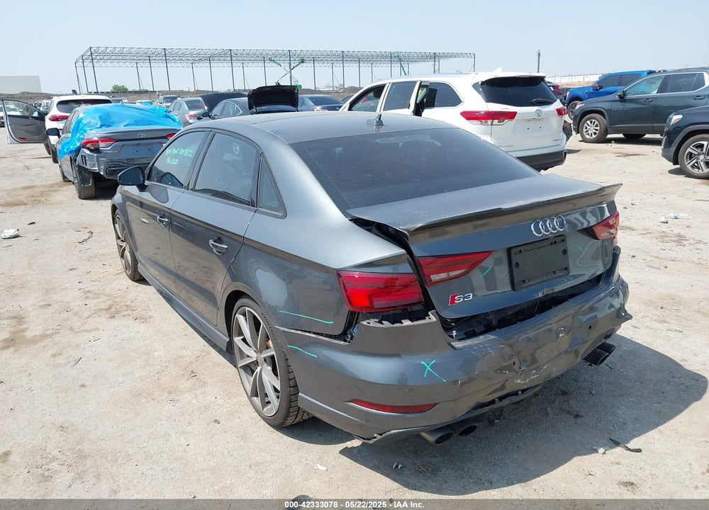 2017 AUDI S3 VIN: WAUB1GFF2H1062349