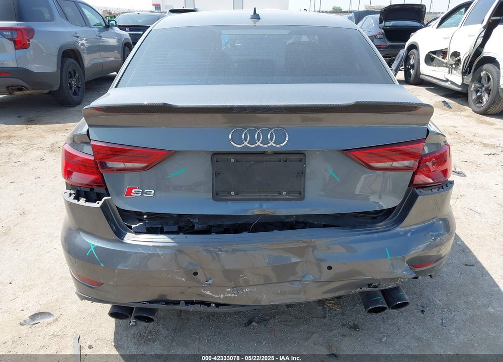 2017 AUDI S3 VIN: WAUB1GFF2H1062349