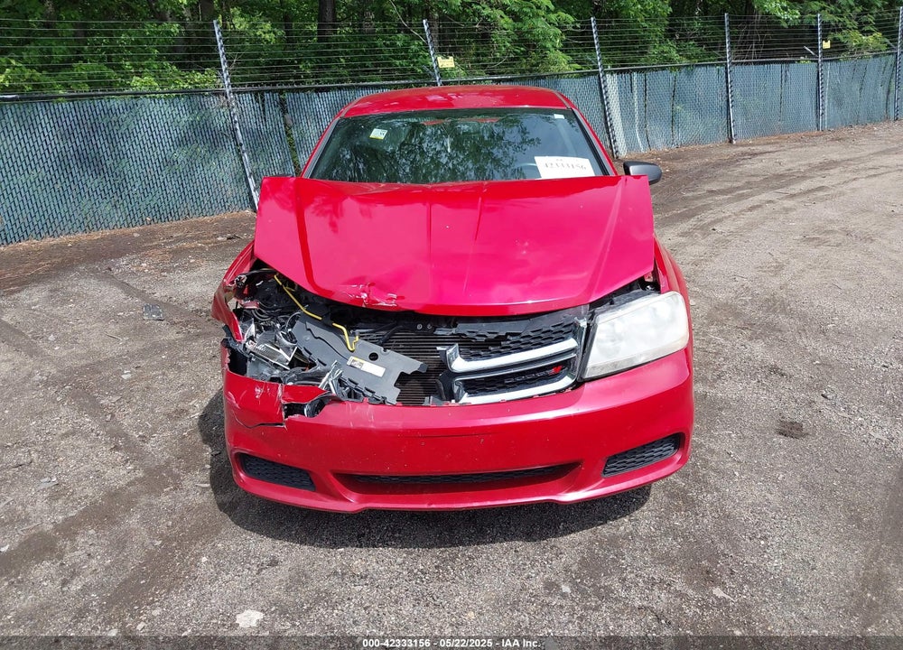 2014 DODGE AVENGER VIN: 1C3CDZAG9EN218521
