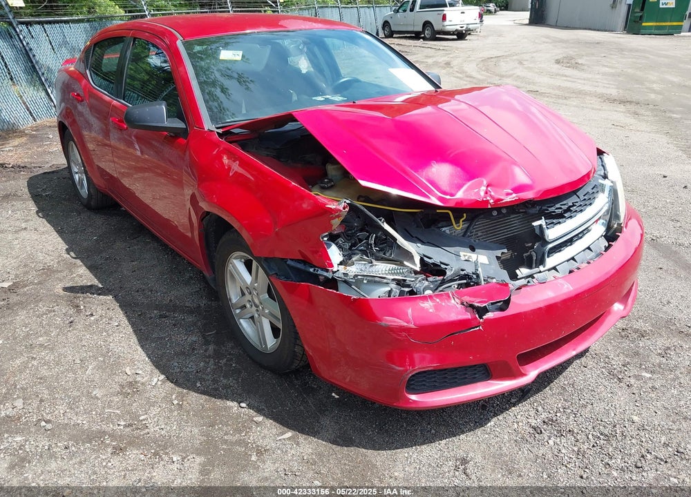 2014 DODGE AVENGER VIN: 1C3CDZAG9EN218521