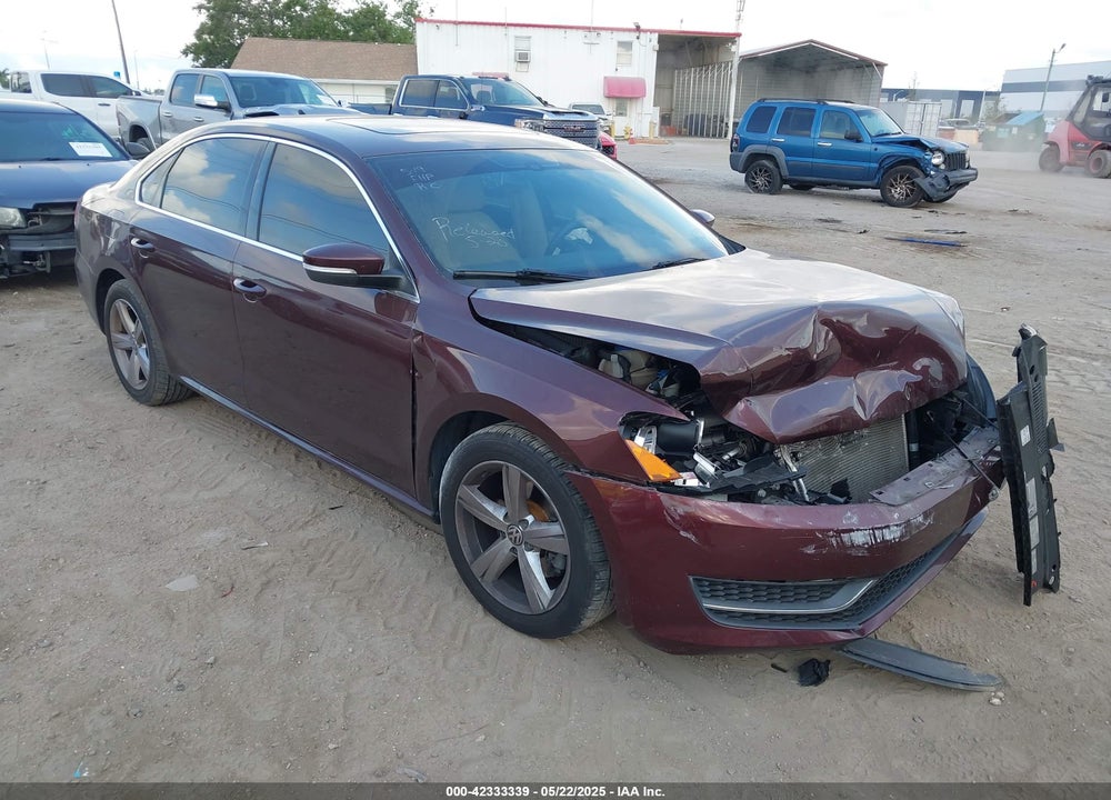 2012 VOLKSWAGEN PASSAT 2.5L SE VIN: 1VWBH7A3XCC079924