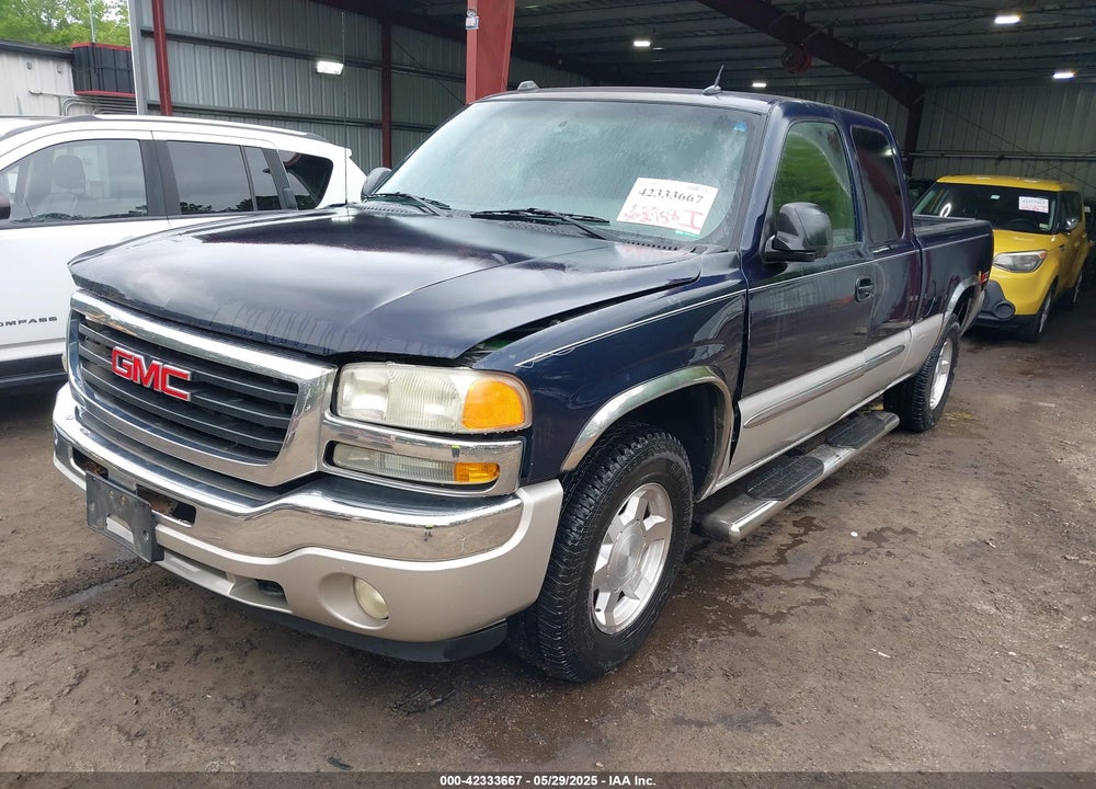 2005 GMC SIERRA 1500 SLE VIN: 1GTEK19B25Z157848