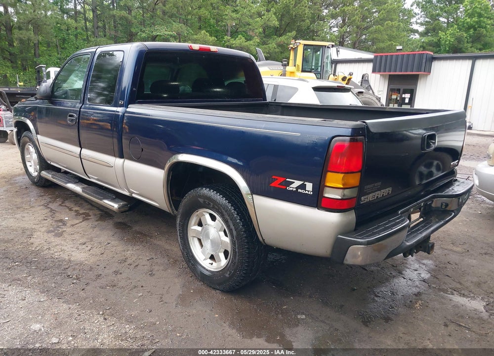 2005 GMC SIERRA 1500 SLE VIN: 1GTEK19B25Z157848