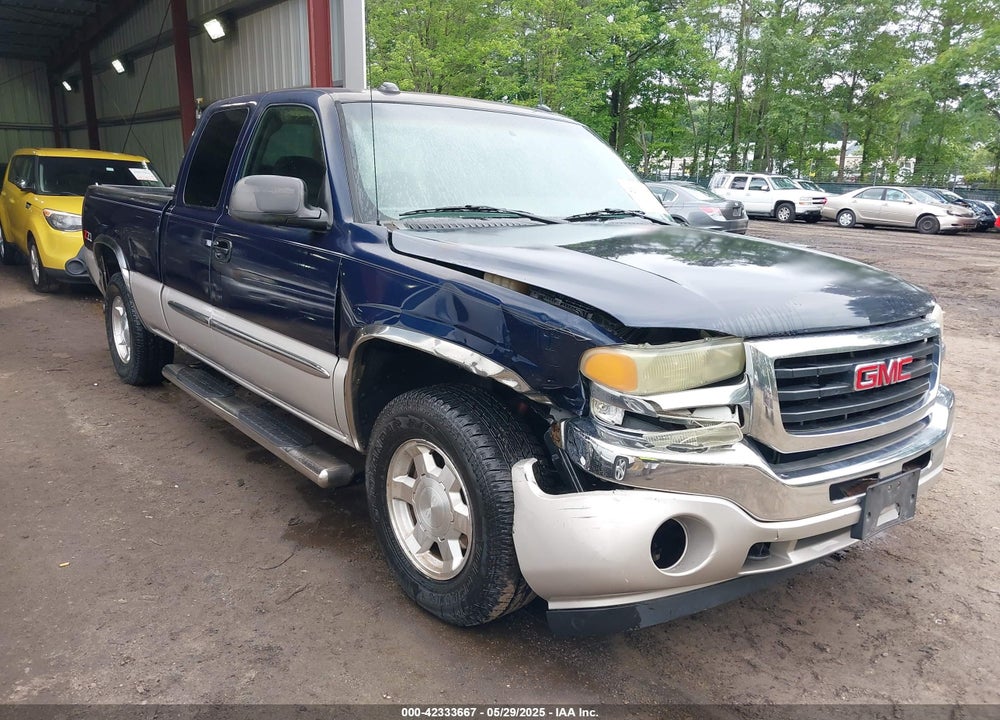 2005 GMC SIERRA 1500 SLE VIN: 1GTEK19B25Z157848