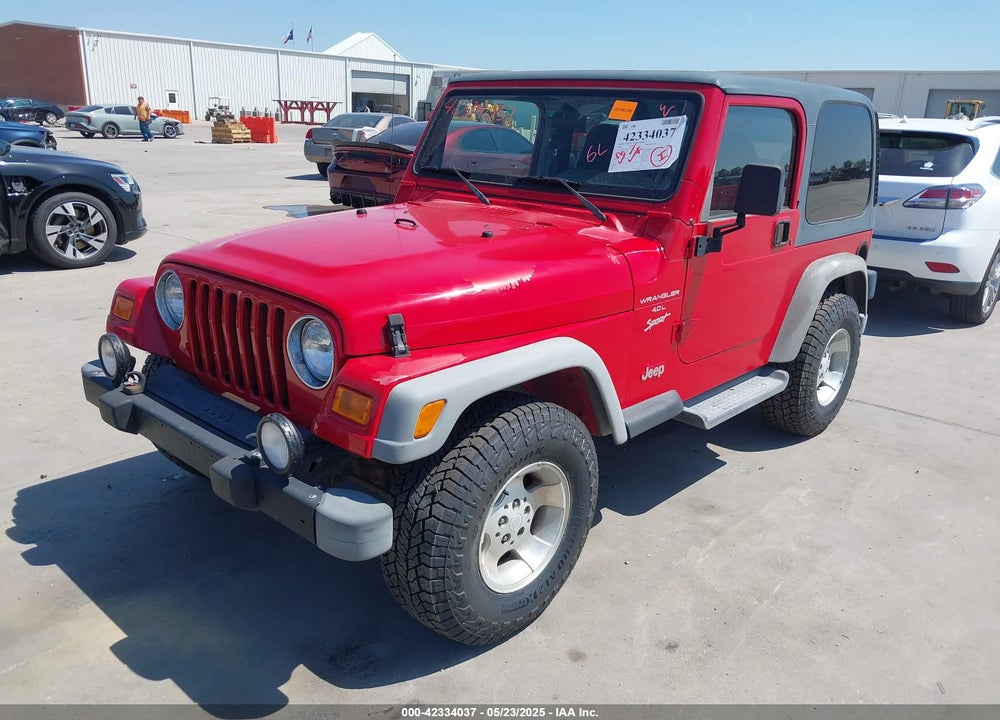 2001 JEEP WRANGLER SPORT VIN: 1J4FA49S11P375854
