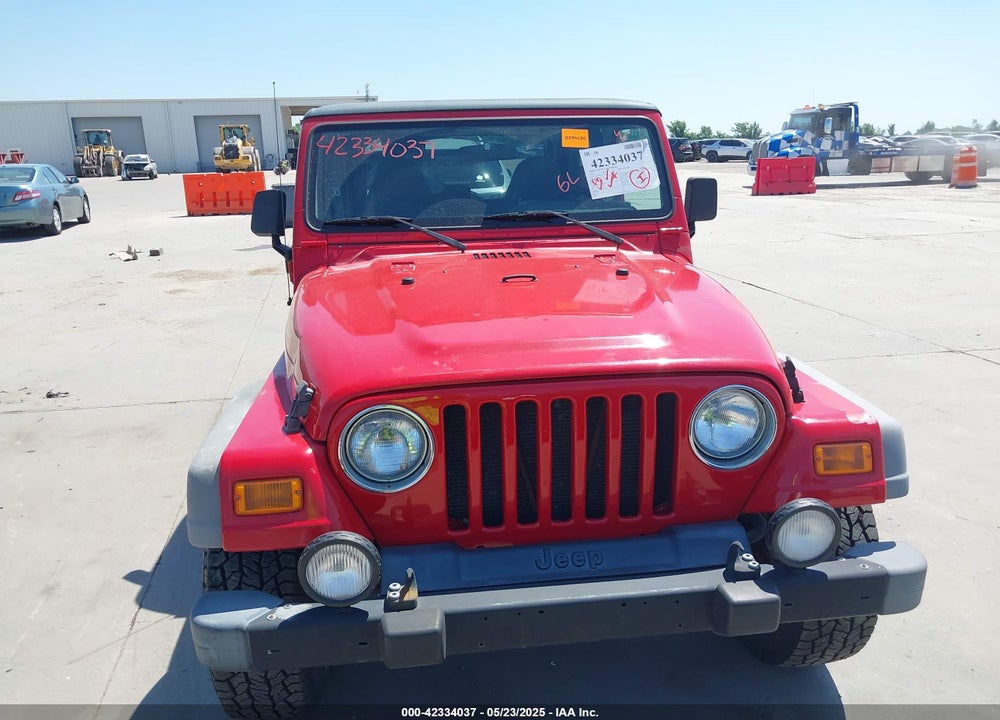 2001 JEEP WRANGLER SPORT VIN: 1J4FA49S11P375854