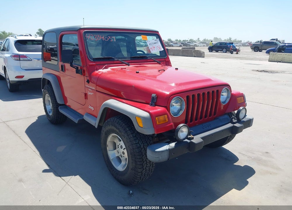 2001 JEEP WRANGLER SPORT VIN: 1J4FA49S11P375854