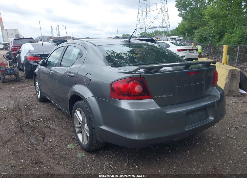 2012 DODGE AVENGER SXT PLUS VIN: 1C3CDZEG6CN238703