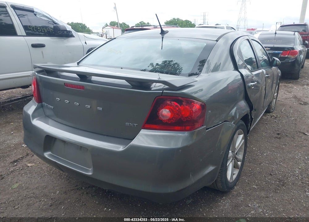 2012 DODGE AVENGER SXT PLUS VIN: 1C3CDZEG6CN238703