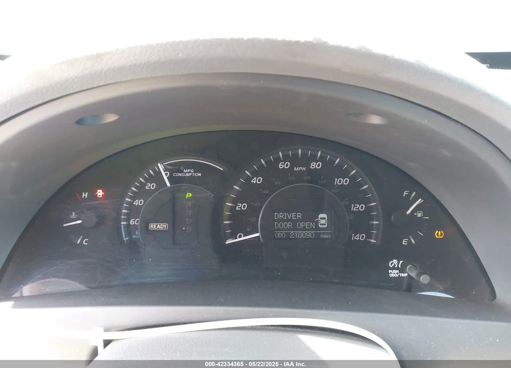 2008 TOYOTA CAMRY HYBRID VIN: 4T1BB46K48U057742