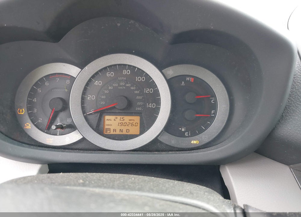 2012 TOYOTA RAV4 LIMITED V6 VIN: JTMDK4DV5C5109974