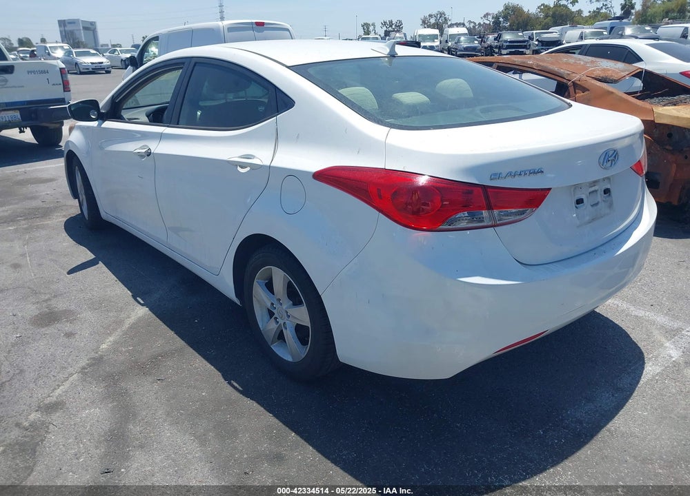 2012 HYUNDAI ELANTRA GLS VIN: 5NPDH4AE8CH117750