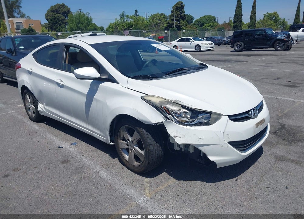 2012 HYUNDAI ELANTRA GLS VIN: 5NPDH4AE8CH117750