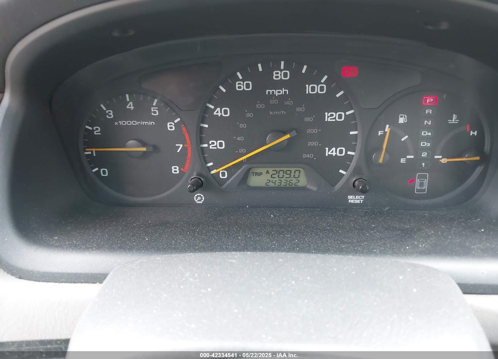 2000 HONDA ACCORD 3.0 EX VIN: 1HGCG1659YA018277