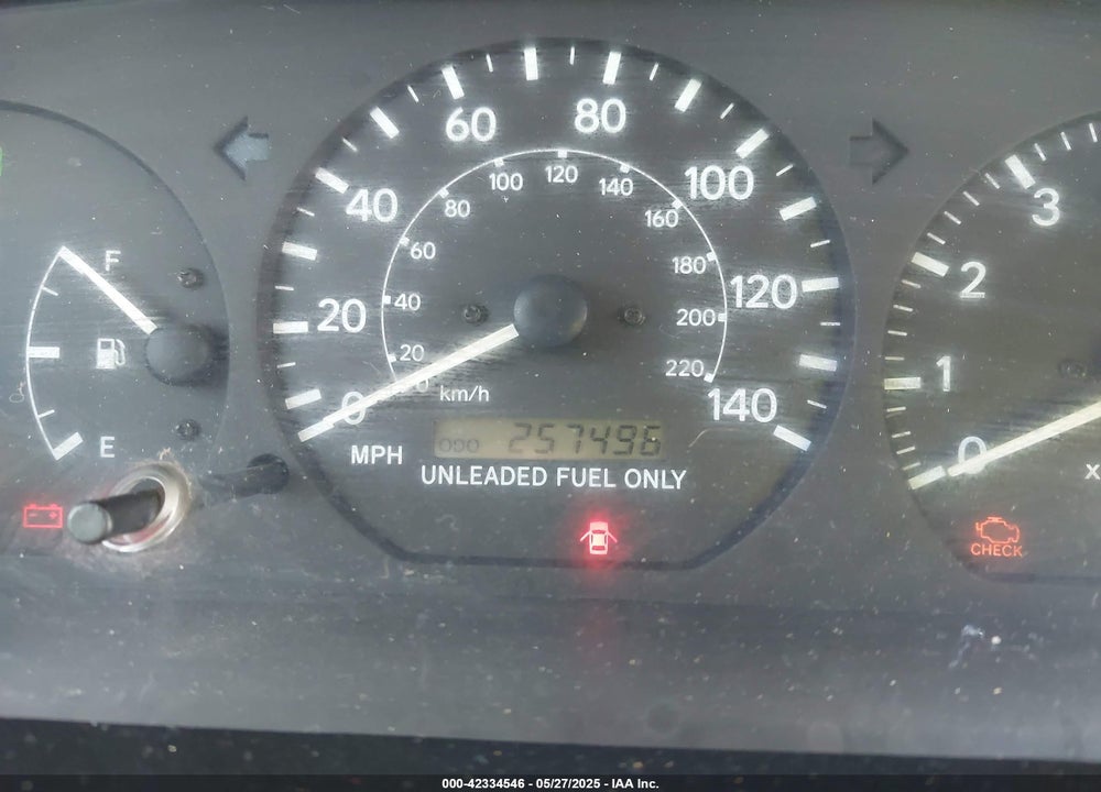1998 TOYOTA CAMRY CE/LE/XLE VIN: 4T1BG22K2WU296053