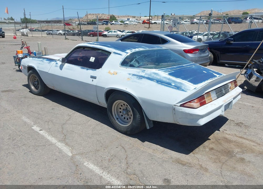 1979 CHEVROLET CAMARO VIN: 1Q87G9L649241