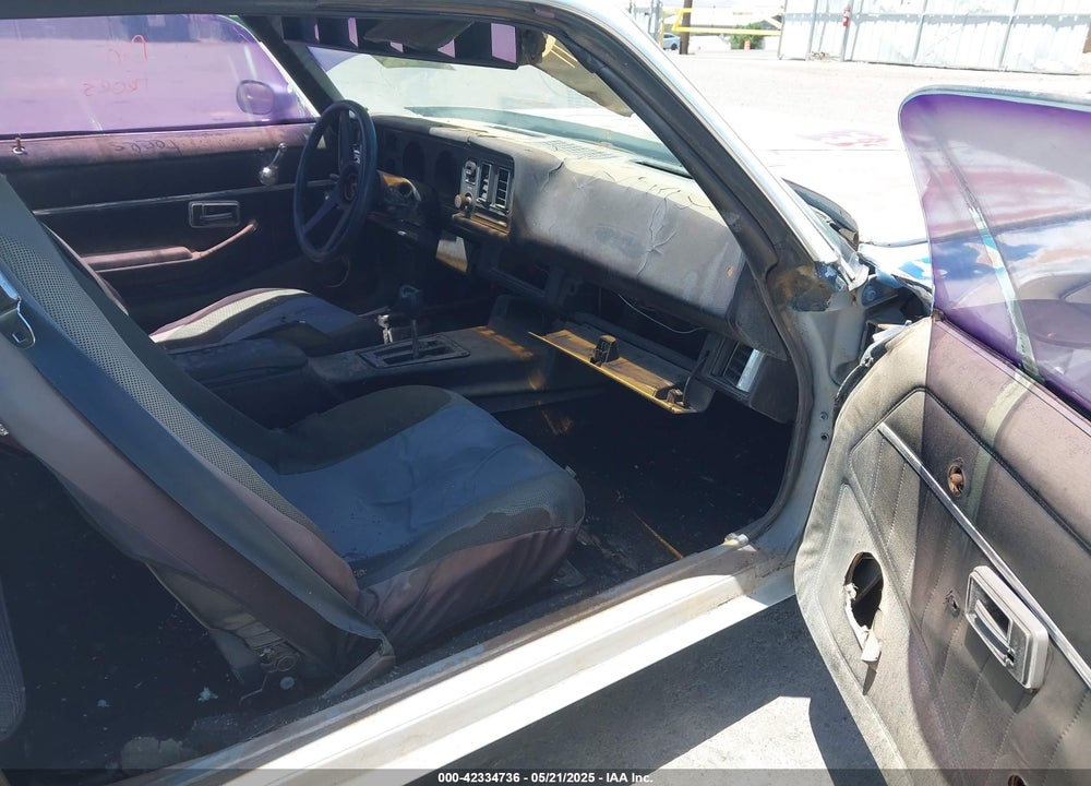 1979 CHEVROLET CAMARO VIN: 1Q87G9L649241