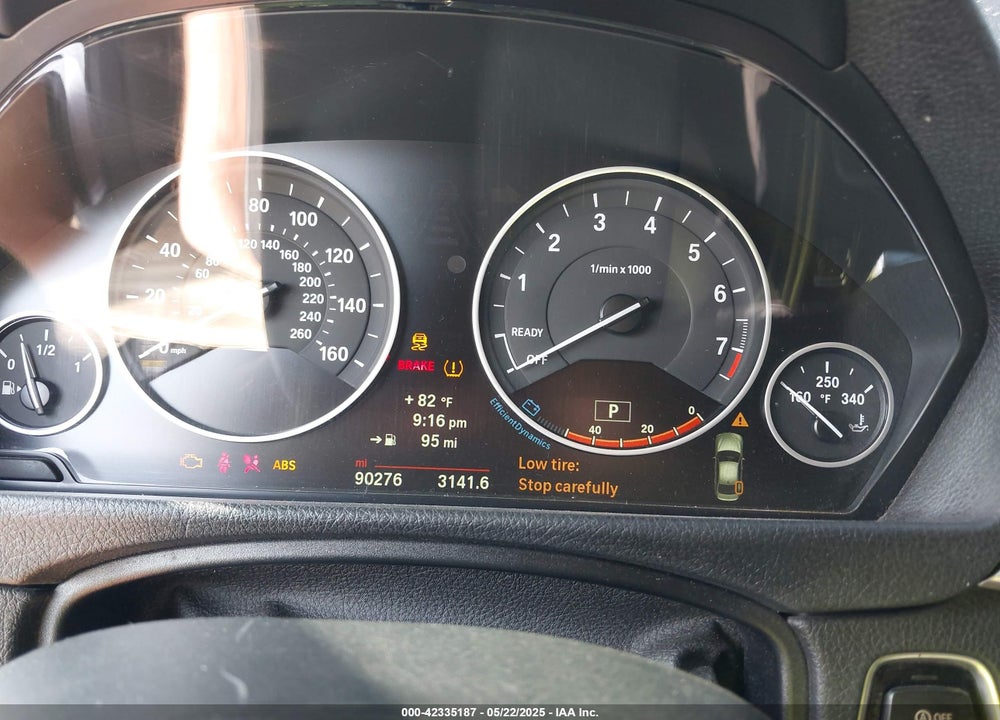 2014 BMW 3 SERIES VIN: WBA3B3C51EF544847
