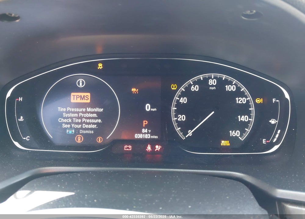 2022 HONDA ACCORD VIN: 1HGCV2F95NA008324
