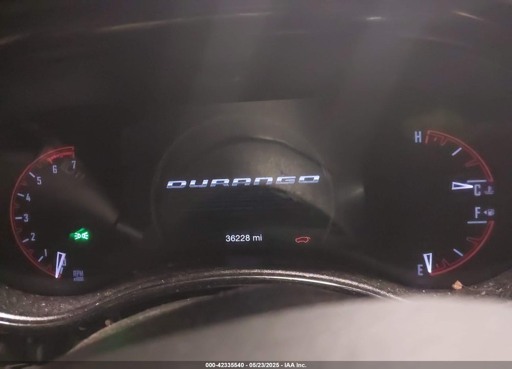 2022 DODGE DURANGO VIN: 1C4SDJCT4NC211801