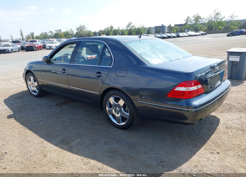 2005 LEXUS LS 430 VIN: JTHBN36F655001962