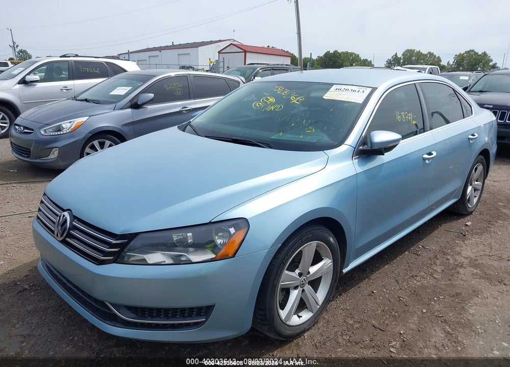 2012 VOLKSWAGEN PASSAT VIN: 1VWBH7A35CC061718