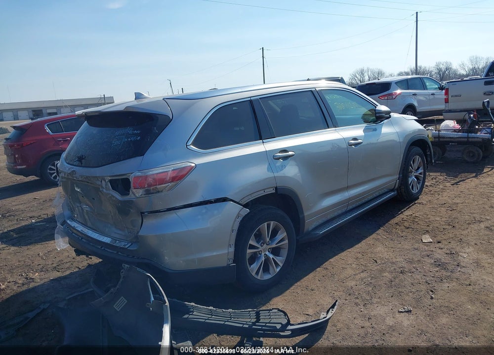 2014 TOYOTA HIGHLANDER VIN: 5TDKKRFH4ES023483