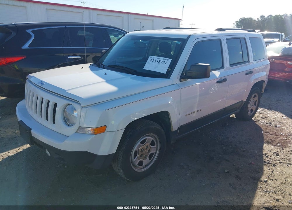 2016 JEEP PATRIOT VIN: 1C4NJPBBXGD774382