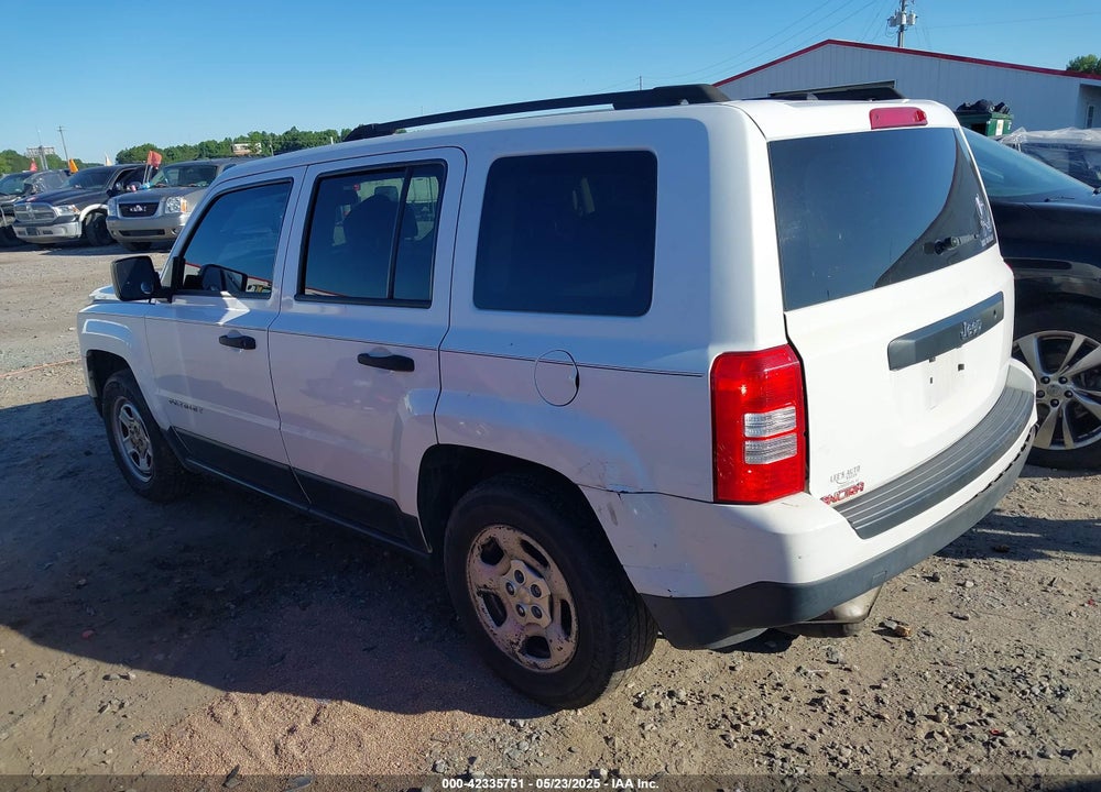 2016 JEEP PATRIOT VIN: 1C4NJPBBXGD774382