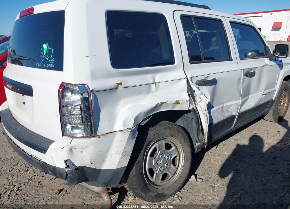 2016 JEEP PATRIOT VIN: 1C4NJPBBXGD774382