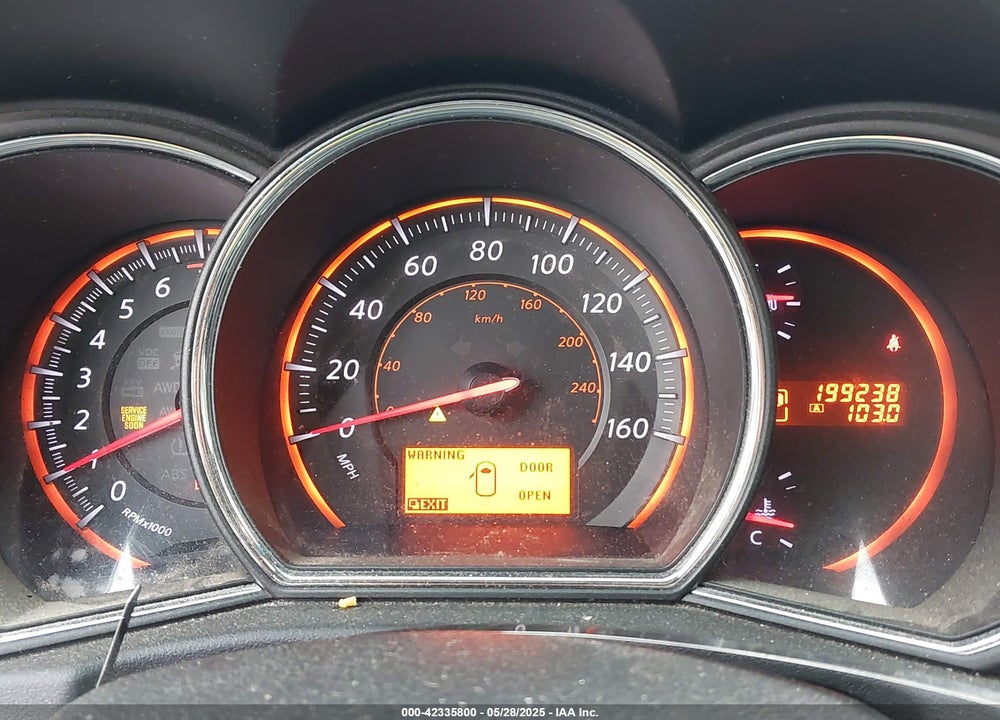 2010 NISSAN MURANO VIN: JN8AZ1MW7AW101263