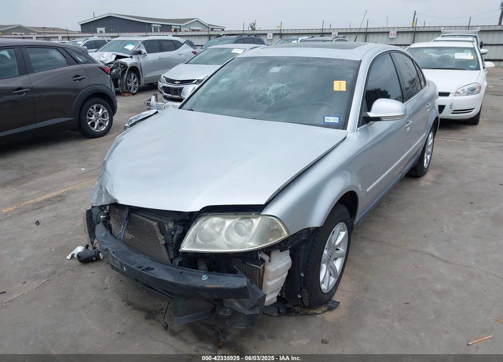 2004 VOLKSWAGEN PASSAT GLS TDI VIN: WVWPE63B14E345806