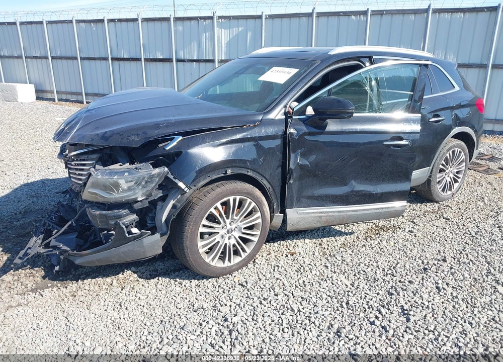 2016 LINCOLN MKX RESERVE VIN: 2LMTJ8LR2GBL61354