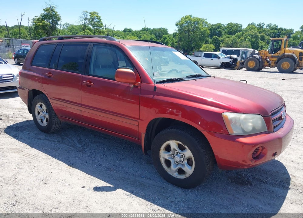 2002 TOYOTA HIGHLANDER VIN: JTEGD21A720026972