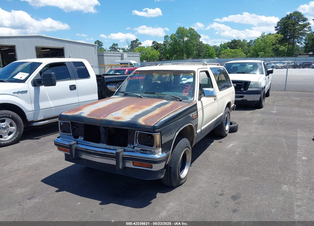 1989 CHEVROLET BLAZER S10 VIN: 1GNCS18Z7K8189161