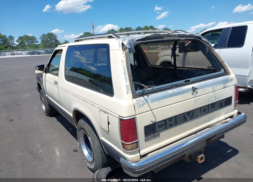 1989 CHEVROLET BLAZER S10 VIN: 1GNCS18Z7K8189161