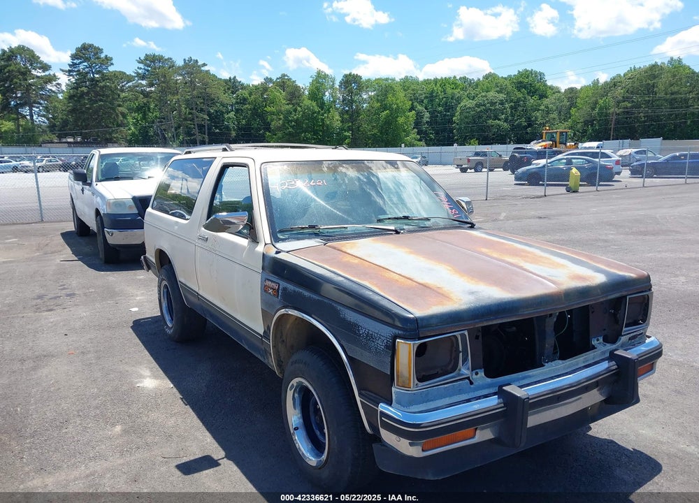 1989 CHEVROLET BLAZER S10 VIN: 1GNCS18Z7K8189161