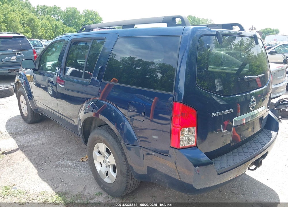 2008 NISSAN PATHFINDER S VIN: 5N1AR18U08C619565