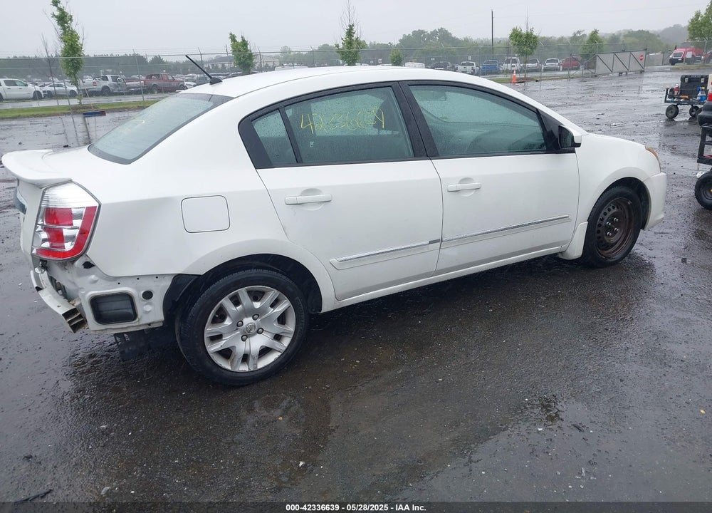 2012 NISSAN SENTRA 2.0 S VIN: 3N1AB6AP7CL622201