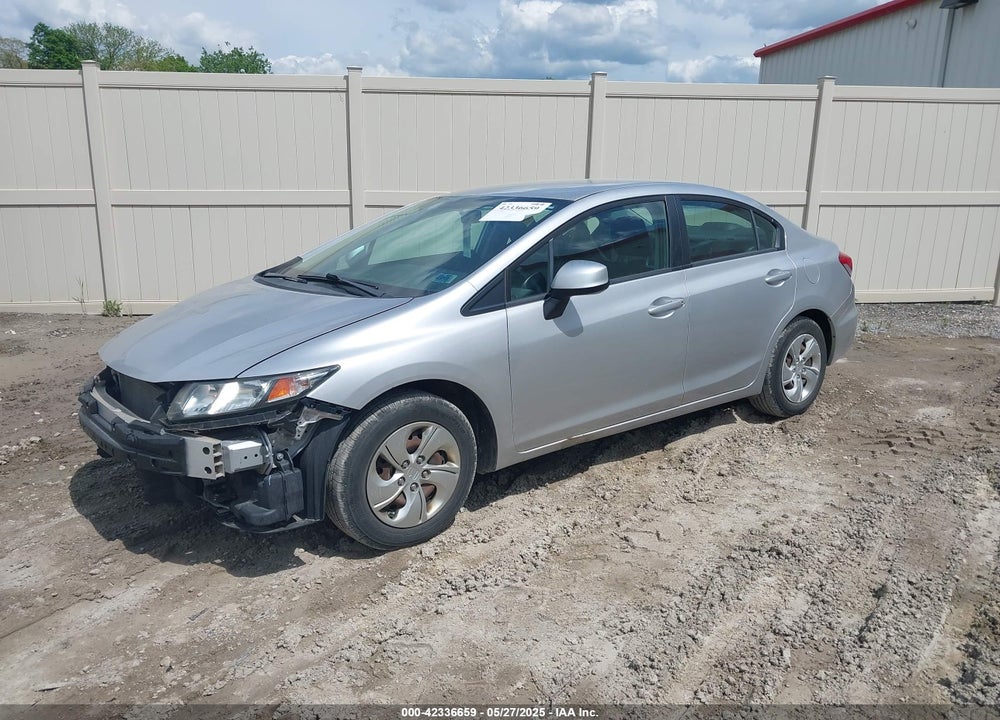 2013 HONDA CIVIC VIN: 19XFB2F55DE049601