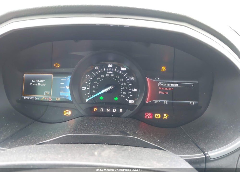 2016 FORD EDGE VIN: 2FMPK4APXGBB72634