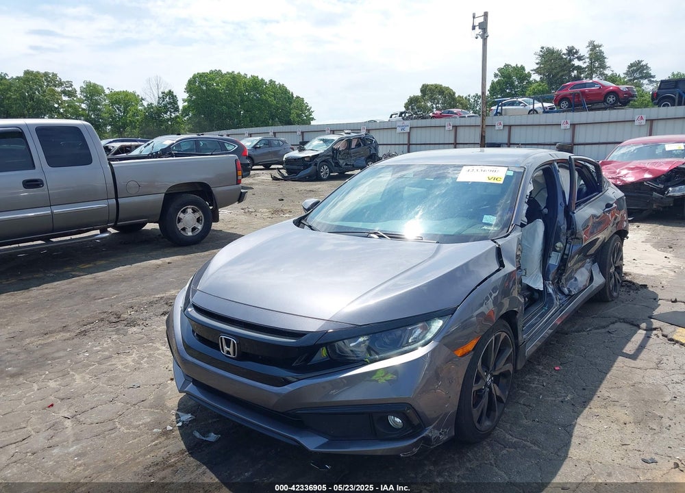 2020 HONDA CIVIC VIN: 2HGFC2F80LH588722