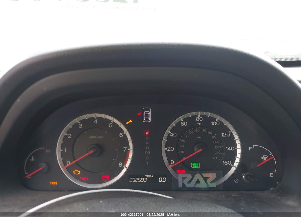 2008 HONDA ACCORD VIN: 1HGCP26798A148485