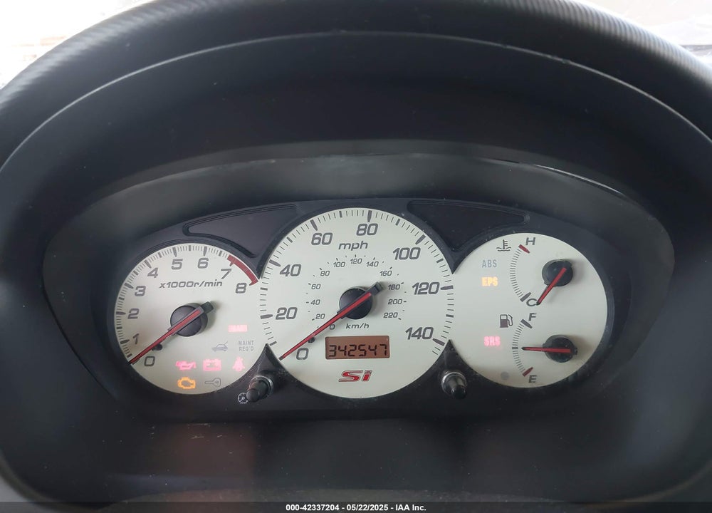 2002 HONDA CIVIC SI VIN: SHHEP33552U303241