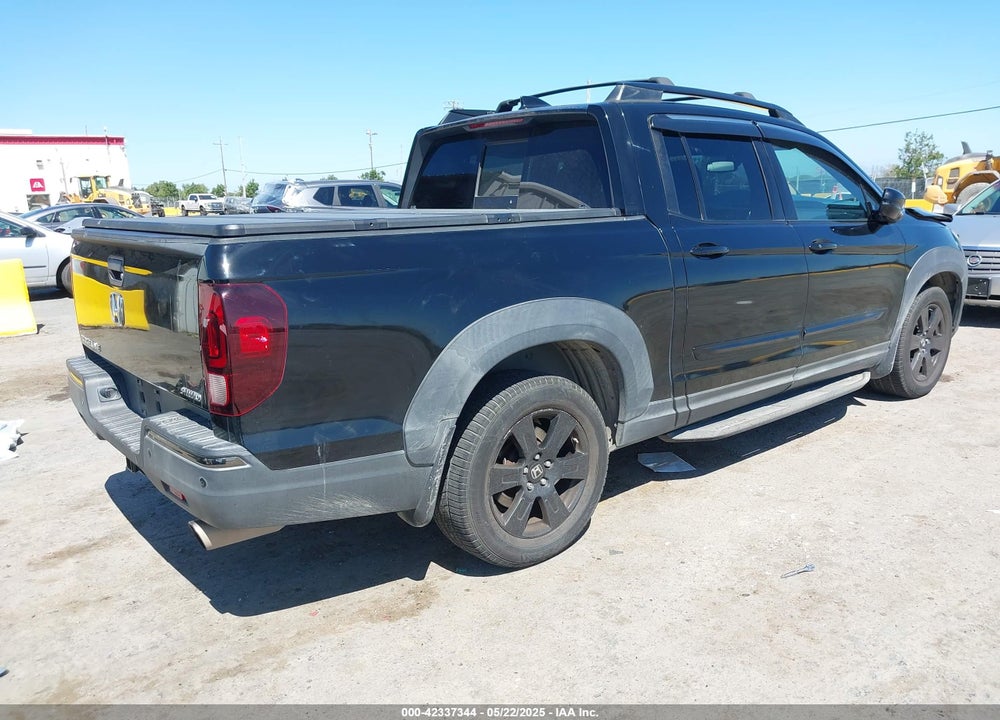 2017 HONDA RIDGELINE BLACK EDITION VIN: 5FPYK3F87HB027566