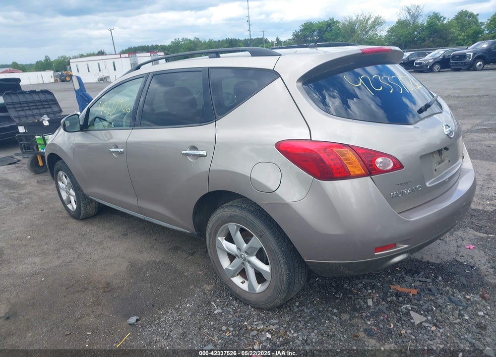 2010 NISSAN MURANO SL VIN: JN8AZ1MW5AW129109